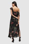 Сукня AllSaints колір чорний maxi пряма