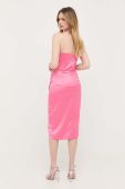 Сукня Bardot колір рожевий mini облягаюча (3320338)