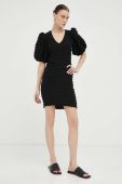 Сукня Gestuz колір чорний mini облягаюча (3269689)