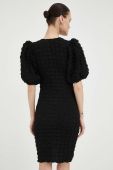 Сукня Gestuz колір чорний mini облягаюча (3269689)
