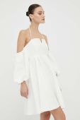 Сукня Gestuz колір білий mini розкльошена
