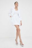 Сукня Rotate колір білий mini облягаюча
