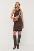Сукня MICHAEL Michael Kors колір коричневий mini облягаюча (3398565)