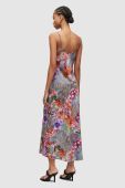 Сукня AllSaints maxi пряма колір барвистий