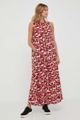 Сукня United Colors of Benetton колір червоний maxi розкльошена