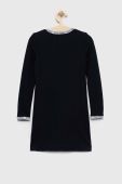 дитяча сукня Tommy Hilfiger колір синій midi пряма