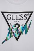 Дитяча бавовняна сукня Guess колір білий mini пряма (2898091)