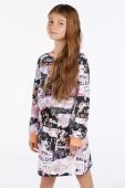 Дитяча бавовняна сукня Guess mini пряма колір барвистий (2851315)
