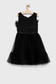 Дитяча сукня Guess колір чорний mini розкльошена (2885737)