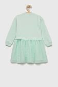 Дитяча сукня Guess колір зелений mini розкльошена (2909718)