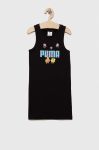 Дитяча сукня Puma PUMA x SPONGEBOB Tank Dress G колір чорний mini облягаюча