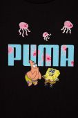 Дитяча сукня Puma PUMA x SPONGEBOB Tank Dress G колір чорний mini облягаюча