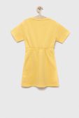 Дитяча бавовняна сукня Pepe Jeans PJL GJ Non-denim колір жовтий mini розкльошена