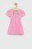 Сукня для немовлят Guess колір рожевий mini розкльошена (2961891)