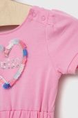 Сукня для немовлят Guess колір рожевий mini розкльошена (2961891)