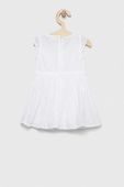 Дитяча бавовняна сукня Guess колір білий mini розкльошена (3078504)