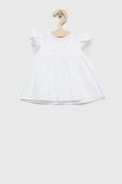 Дитяча бавовняна сукня Jamiks колір білий mini розкльошена (3020153)