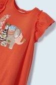 Дитяча сукня з сумочкою Mayoral колір помаранчевий mini пряма