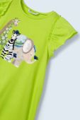 Дитяча сукня з сумочкою Mayoral колір зелений mini пряма