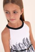 Дитяча сукня Mayoral колір білий mini розкльошена (2985237)