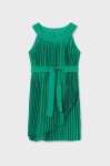 Сукня Mayoral колір зелений midi розкльошена