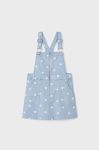 Дитяча джинсова сукня Mayoral mini пряма колір блакитний