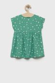 Дитяча сукня United Colors of Benetton колір зелений mini розкльошена