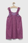 Дитяча сукня United Colors of Benetton колір фіолетовий midi розкльошена (3279689)