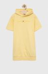 Дитяча сукня Tommy Hilfiger колір жовтий mini пряма