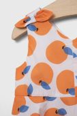 Дитяча бавовняна сукня Birba&Trybeyond колір помаранчевий mini розкльошена