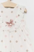 Дитяча бавовняна сукня Birba&Trybeyond колір білий mini розкльошена (3099458)