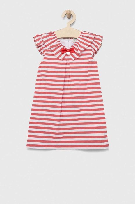 Дитяча бавовняна сукня Birba&Trybeyond колір червоний mini розкльошена (3148389)