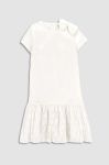 Дитяча сукня Coccodrillo колір білий mini пряма