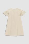 Дитяча бавовняна сукня Coccodrillo колір бежевий mini розкльошена (3285640)