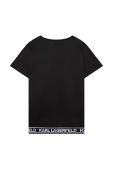 Дитяча сукня Karl Lagerfeld колір чорний mini oversize (3071562)