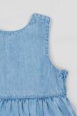 Дитяча бавовняна сукня zippy mini розкльошена колір блакитний (3113753)