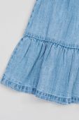 Дитяча бавовняна сукня zippy mini розкльошена колір блакитний (3113753)