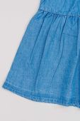 Дитяча бавовняна сукня zippy mini пряма колір блакитний (3181992)