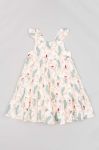 Дитяча бавовняна сукня zippy mini розкльошена колір барвистий (3113774)