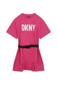 Дитяча сукня Dkny колір рожевий mini oversize (3083051)