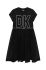 Дитяча сукня Dkny колір чорний midi розкльошена