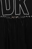 Дитяча сукня Dkny колір чорний midi розкльошена