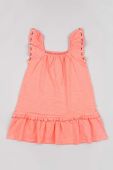 Дитяча сукня zippy колір помаранчевий mini розкльошена