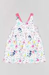 Дитяча бавовняна сукня zippy колір білий mini розкльошена (3159673)