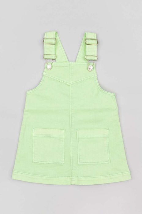 Дитяча сукня zippy колір зелений mini пряма