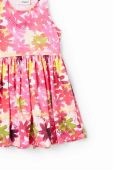Дитяча бавовняна сукня Desigual колір рожевий mini розкльошена (3062461)