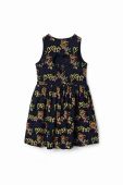 Дитяча бавовняна сукня Desigual колір синій mini розкльошена (3065145)