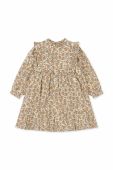 Дитяча бавовняна сукня Konges Sl?jd колір бежевий mini розкльошена (3001056)