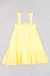 Дитяча сукня zippy колір жовтий midi oversize