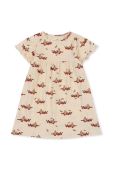 Дитяча бавовняна сукня Konges Sl?jd колір бежевий mini розкльошена (3264157)